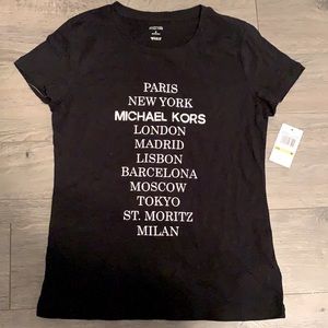 Michael Kors black T shirt - new with tags